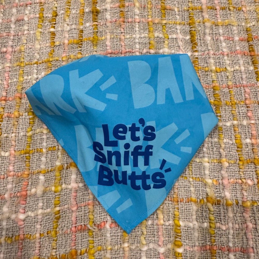 Bark Blue Dog Bandana Clothing Accessory